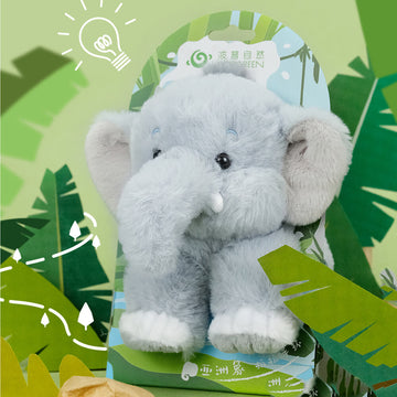Asian Elephant Stuffed Plush Slap Bracelet